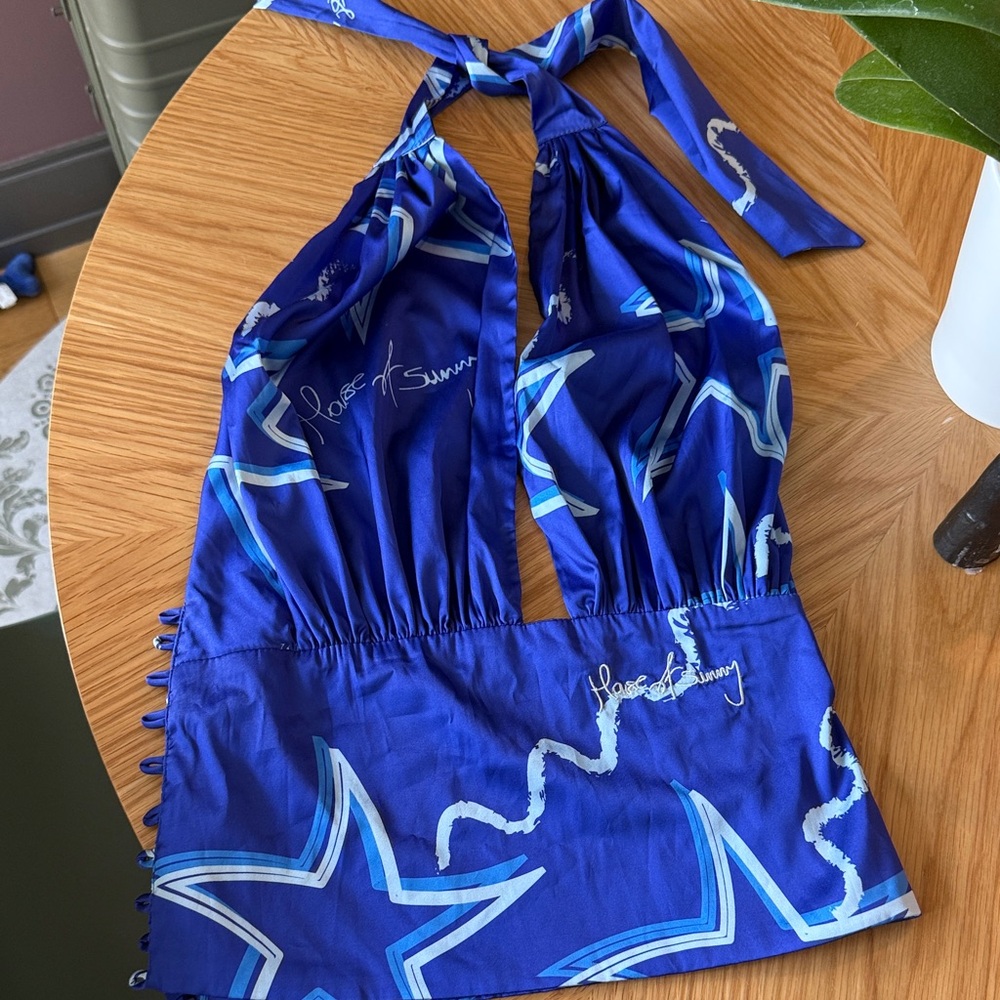 House of Sunny Star Halter Top